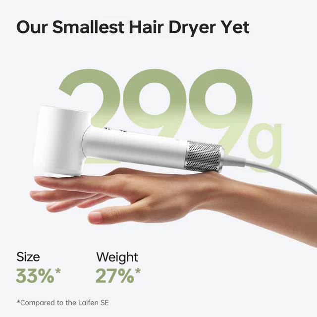سشوار مینی و پرسرعت لایفن – Laifen Mini · High-Speed Hair Dryer