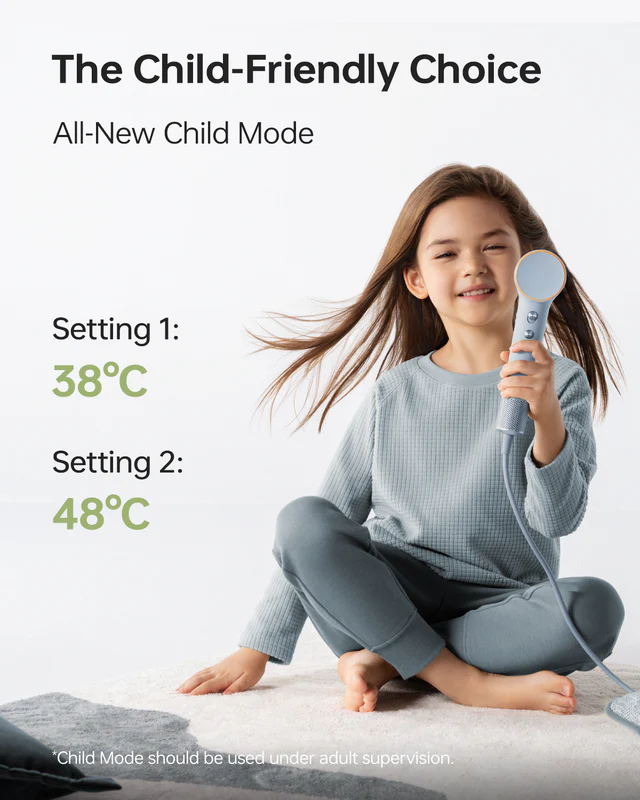 سشوار مینی و پرسرعت لایفن – Laifen Mini · High-Speed Hair Dryer