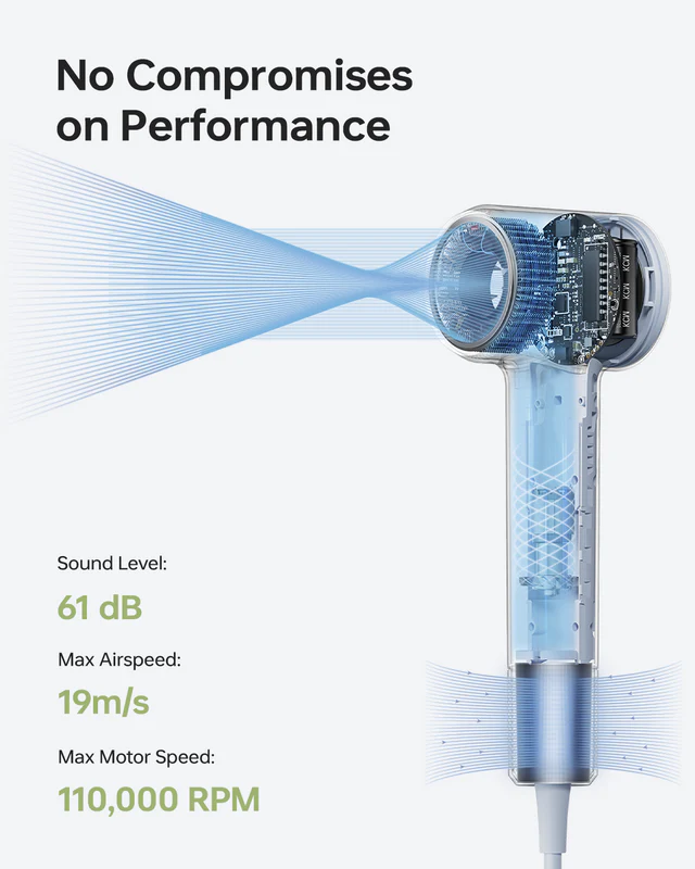 سشوار مینی و پرسرعت لایفن – Laifen Mini · High-Speed Hair Dryer