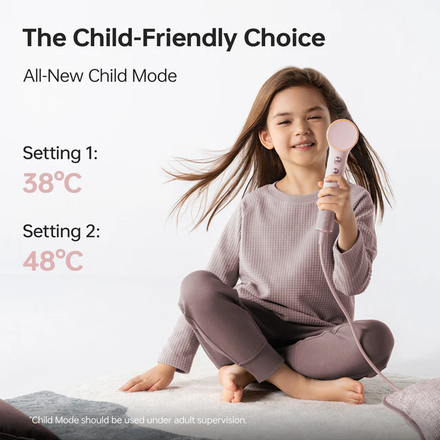 سشوار مینی و پرسرعت لایفن – Laifen Mini · High-Speed Hair Dryer