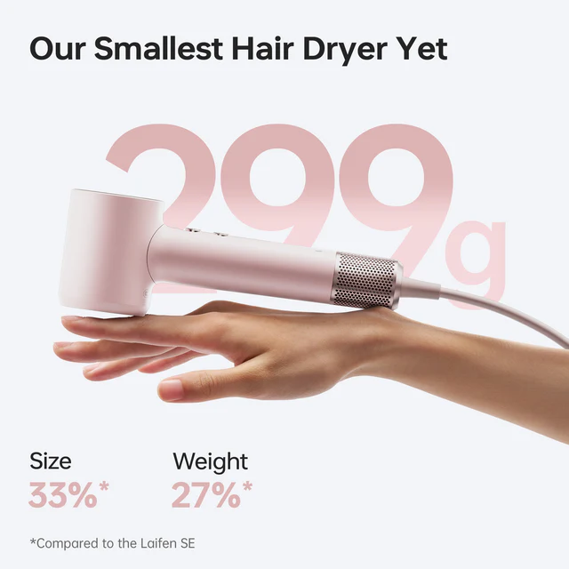 سشوار مینی و پرسرعت لایفن – Laifen Mini · High-Speed Hair Dryer