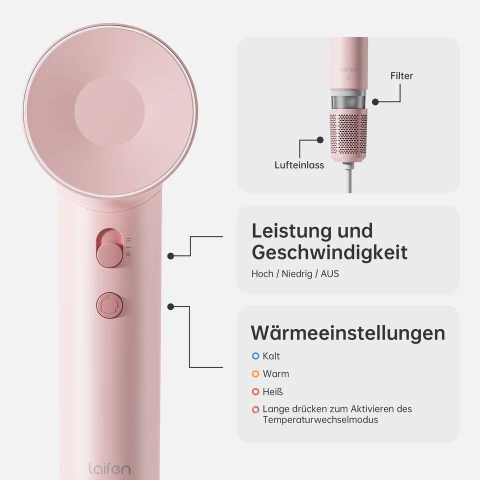 سشوار یوندار لایفن مدل Laifen SE Ionen-Haartrockner