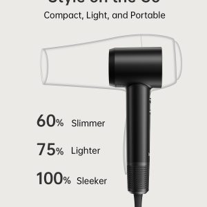 سشوار حرفه‌ای لایفن سوئیفت مشکیLaifen Swift Special High-Speed Hair Dryer Black